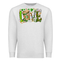 Oatmeal Heather St Patricks love nurse Premium Sweatshirt - RacoonDesign