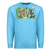 Ocean Blue St Patricks love nurse Premium Sweatshirt - RacoonDesign