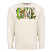 Sandshell St Patricks love nurse Premium Sweatshirt - RacoonDesign