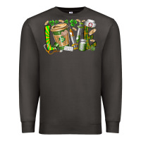 Smoke St Patricks love nurse Premium Sweatshirt - RacoonDesign