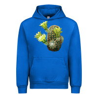 Cobalt nylon hedgehog cactus Urban Hoodie - LillyAllenDesigns