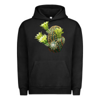 Pigment Black nylon hedgehog cactus Urban Hoodie - LillyAllenDesigns