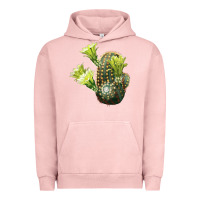 Pigment Salmon nylon hedgehog cactus Urban Hoodie - LillyAllenDesigns