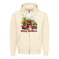Sandshell merry christmas polar express Zipper Hoodie - Zillion Design Studio