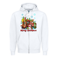 Merry Christmas Polar Express Zipper Hoodie | Teevron