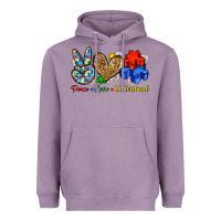Lavender peace love understand Heavyweight Hoodie - Zillion Design Studio