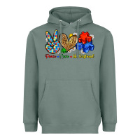 Sage peace love understand Heavyweight Hoodie - Zillion Design Studio