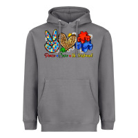Storm peace love understand Heavyweight Hoodie - Zillion Design Studio