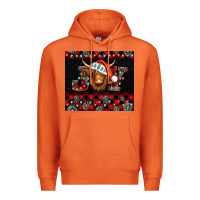 Carrot joy shaggy cow christmas Premium Hoodie - Jasminsmagicworld