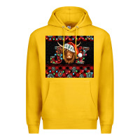 Lemon joy shaggy cow christmas Premium Hoodie - Jasminsmagicworld