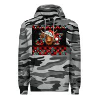 Slate Camo joy shaggy cow christmas Premium Hoodie - Jasminsmagicworld