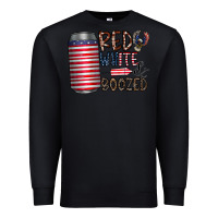 Black red white  boozed Premium Sweatshirt - CowhideDigitalArt