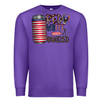 Purple red white  boozed Premium Sweatshirt - CowhideDigitalArt