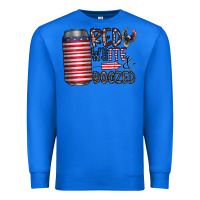 True Royal red white  boozed Premium Sweatshirt - CowhideDigitalArt
