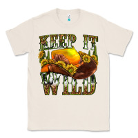 Natural keep it wild western Classic Tee - texasbilliewilder