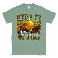 Sage keep it wild western Classic Tee - texasbilliewilder