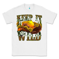 White keep it wild western Classic Tee - texasbilliewilder