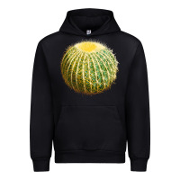 Black golden barrel cactus Urban Hoodie - LillyAllenDesigns