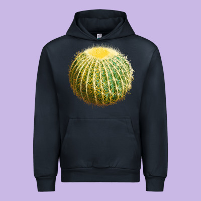 Golden Barrel Cactus Urban Hoodie Designed By Lillyallendesigns