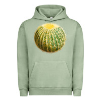 Pigment Oil Green golden barrel cactus Urban Hoodie - LillyAllenDesigns