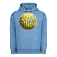 Pigment Pebble Blue golden barrel cactus Urban Hoodie - LillyAllenDesigns
