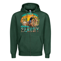 Sports Green sometimes fancy always ranchy Zipper Hoodie - texasbilliewilder