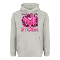 Moon Dust Stronger Than The Storm Breast Cancer Heavyweight Hoodie - texasbilliewilder