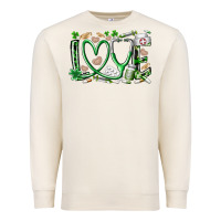 Sandshell st.patricks love nurse Premium Sweatshirt - RacoonDesign