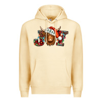 Pina Colada joy christmas shaggy cow Premium Hoodie - Jasminsmagicworld