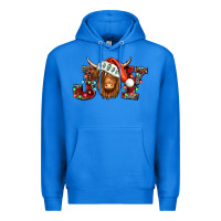 True Royal joy christmas shaggy cow Premium Hoodie - Jasminsmagicworld