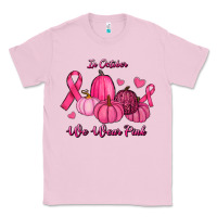 Bubblegum Pink In October We Wear Pink Pumpkins Classic Tee - RanaPortraitStore