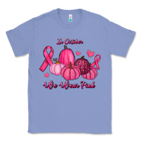Colony Blue In October We Wear Pink Pumpkins Classic Tee - RanaPortraitStore