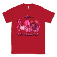 Red In October We Wear Pink Pumpkins Classic Tee - RanaPortraitStore
