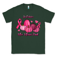 Sports Green In October We Wear Pink Pumpkins Classic Tee - RanaPortraitStore
