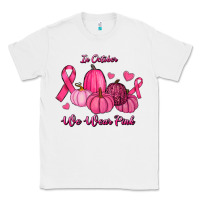White In October We Wear Pink Pumpkins Classic Tee - RanaPortraitStore