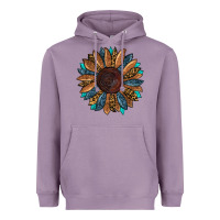 Lavender fall tooled lather leopard Heavyweight Hoodie - RanaPortraitStore