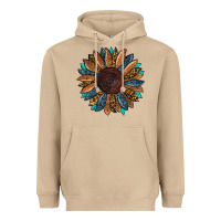Mushroom fall tooled lather leopard Heavyweight Hoodie - RanaPortraitStore