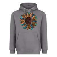 Storm fall tooled lather leopard Heavyweight Hoodie - RanaPortraitStore