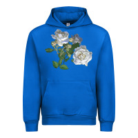 Cobalt white dawn rose Urban Hoodie - LillyAllenDesigns