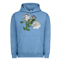 Pigment Pebble Blue white dawn rose Urban Hoodie - LillyAllenDesigns