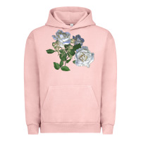 Pigment Salmon white dawn rose Urban Hoodie - LillyAllenDesigns