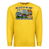 Lemon Get Out Of My Way It's Pumpkin Spice Season Premium Sweatshirt - CowhideDigitalArt
