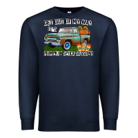 Navy Get Out Of My Way It's Pumpkin Spice Season Premium Sweatshirt - CowhideDigitalArt
