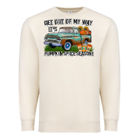 Sandshell Get Out Of My Way It's Pumpkin Spice Season Premium Sweatshirt - CowhideDigitalArt