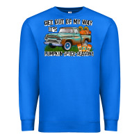 True Royal Get Out Of My Way It's Pumpkin Spice Season Premium Sweatshirt - CowhideDigitalArt