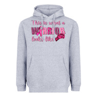 Heather Grey This Is What a Warrior Looks Like Heavyweight Hoodie - texasbilliewilder