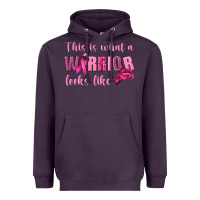 Plum This Is What a Warrior Looks Like Heavyweight Hoodie - texasbilliewilder