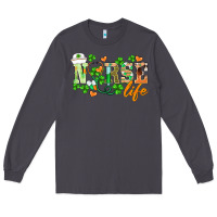 Smoke st.patricks nurse life Long Sleeve Tee - BarkalooDesign