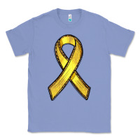 Colony Blue Gold Cancer ribbon Classic Tee - RanaPortraitStore