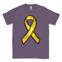 Lavender Gold Cancer ribbon Classic Tee - RanaPortraitStore
